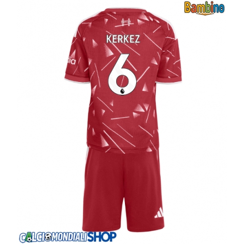Maglie da calcio Liverpool Milos Kerkez #6 Prima Maglia Bambino 2026-27 Manica Corta + Pantaloni corti)